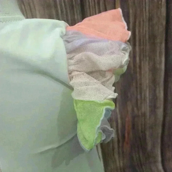 Unicorn One Piece Ruffle Swimsuit - Picture 5 of 6